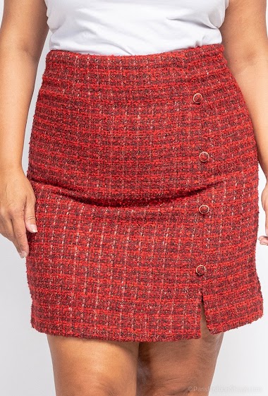 Wholesaler Amy&Clo Grande Taille - Textured skirt