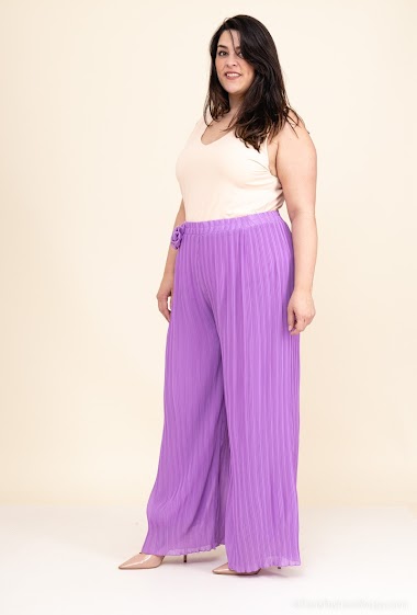 Wholesaler Amy&Clo Grande Taille - Pleated pants