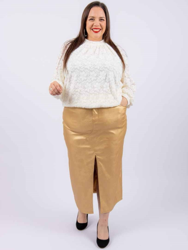 Wholesaler Amy&Clo Grande Taille - Lace sweater