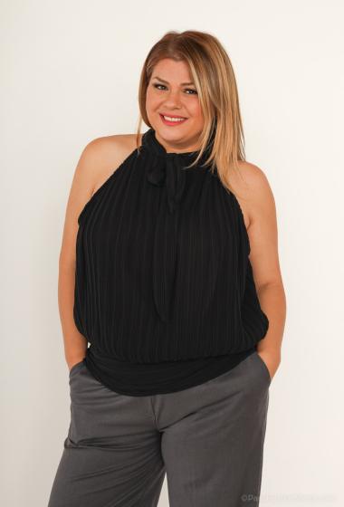 Wholesaler Amy&Clo Grande Taille - Pleated top