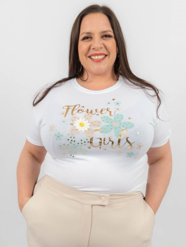 Mayorista Amy&Clo - Camiseta oversize de algodón
