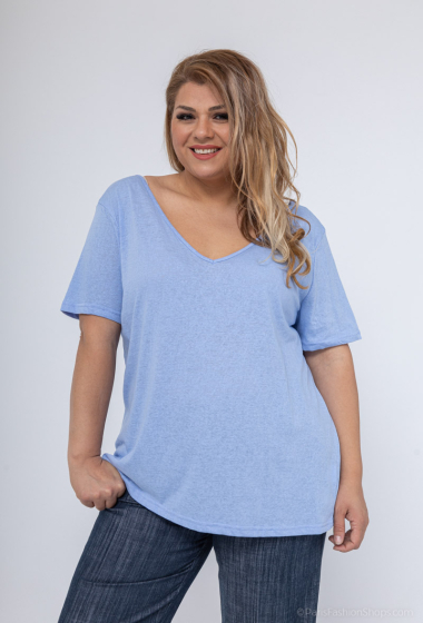 Wholesaler Amy&Clo Grande Taille - Cotton t-shirt