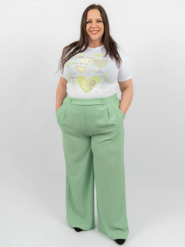 Grossiste Amy&Clo Grande Taille - Tshirt en coton