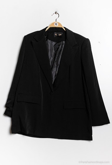 Wholesalers Amy&Clo Grande Taille - Plain oversized blazer
