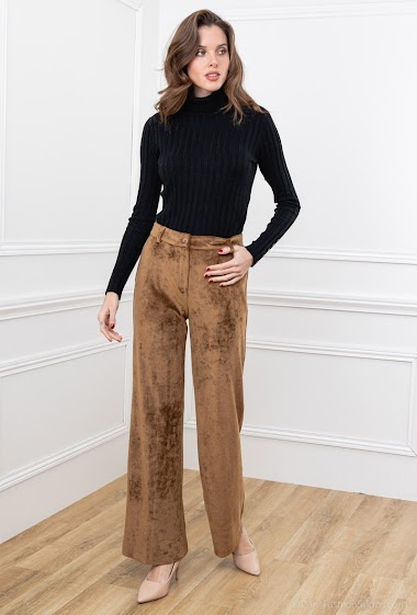 Wholesaler Amy&Clo - Large velvet pants