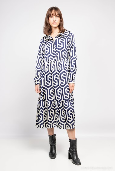 Wholesaler Amy&Clo - Mid-lenght dress