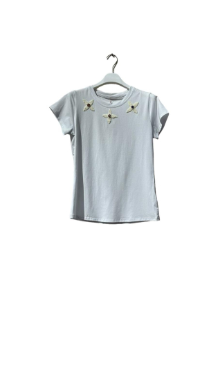 Wholesaler Amy&Clo - Tshirt with applique