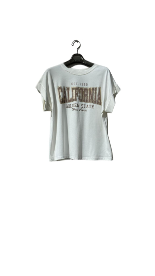 Großhändler Amy&Clo - „Kalifornien“-T-Shirt