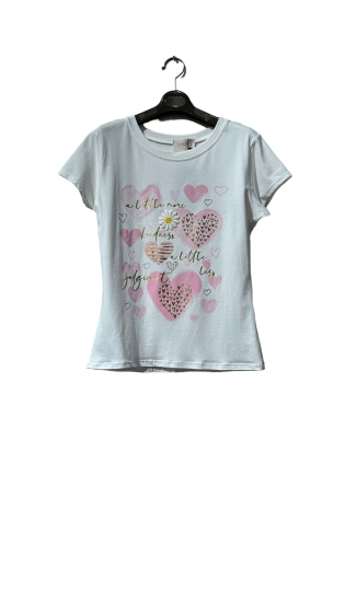 Großhändler Amy&Clo - „Denim Heart“-T-Shirt