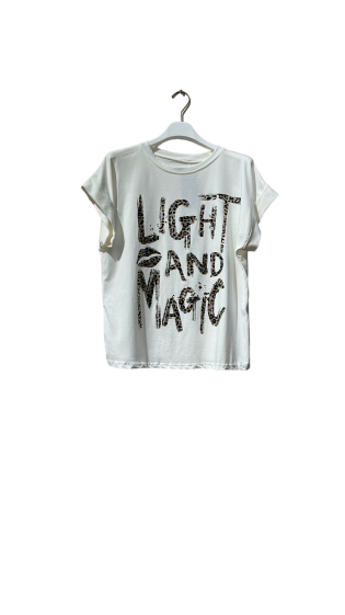 Grossiste Amy&Clo - Tshirt "LIGHT AND MAGIC"