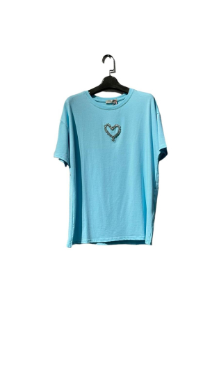 Großhändler Amy&Clo - Übergroßes T-Shirt