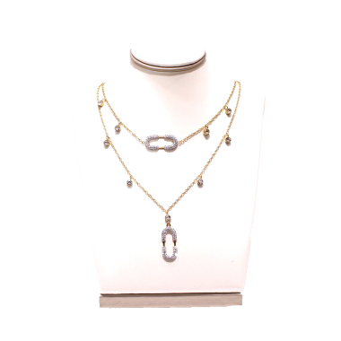 Wholesaler An'gel - Stainless steel necklace COAC879