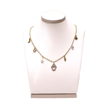 Wholesaler An'gel - Stainless steel necklace COAC882