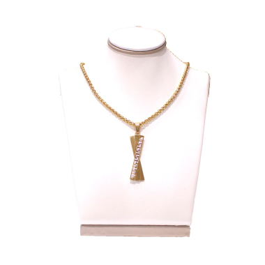 Wholesaler An'gel - Women's stainless steel necklace COAC934