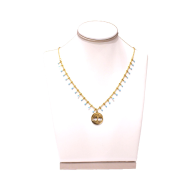 Großhändler An'gel - Damen-Halskette aus Edelstahl COAC944