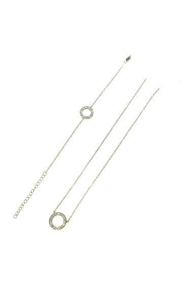 Wholesaler An'gel - Necklace & Bracelet Stainless Steel PAC009