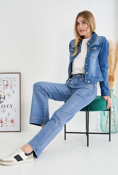 Wholesaler ANA & LUCY - Wide-Leg jeans ( Push-up )