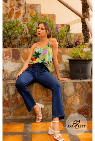 Wholesaler ANA & LUCY - Flared jeans ( patch pockets )