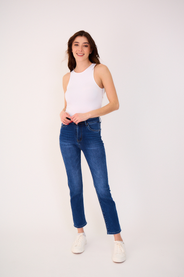 Wholesaler ANA & LUCY - Straight-leg jeans (Straight cut) - ANA & LUCY