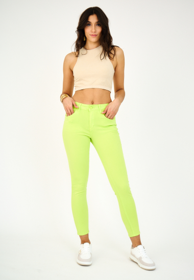 Wholesaler ANA & LUCY - Slim colored pants (Push-up)