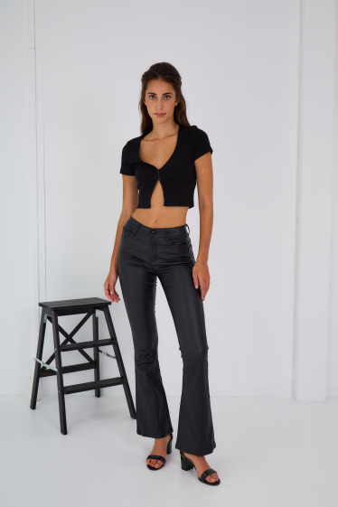 Wholesaler ANA & LUCY - Color coated flare pants ( Push-up )