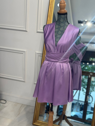 Wholesaler ANATA PARIS - backless satin dress