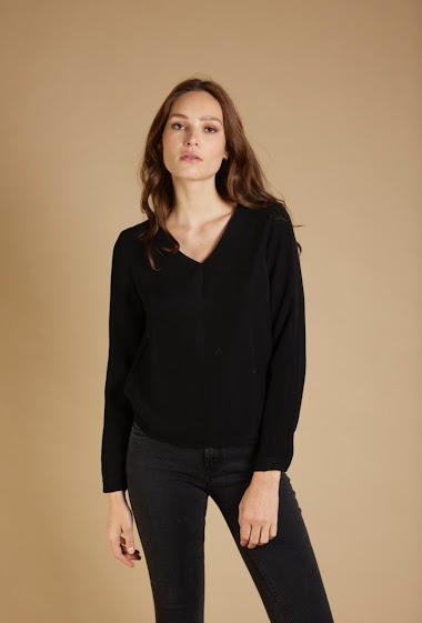 Wholesaler Andy & Lucy - Blouse with knotted back