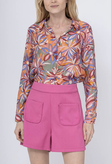 Wholesaler Andy & Lucy - Floral shirt Multicolor