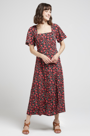 Wholesaler Andy & Lucy - Lined floral midi dress