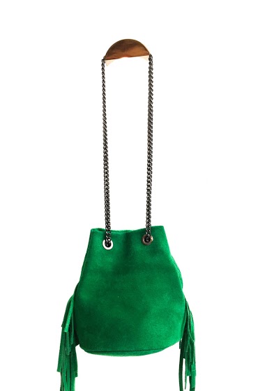 Wholesaler Anoushka (Sacs) - Fringed leather purse
