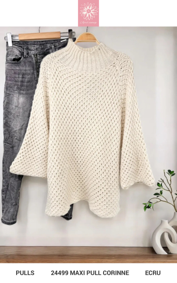 Wholesaler APRIL VINTAGE - CORINNE MAXI SWEATER