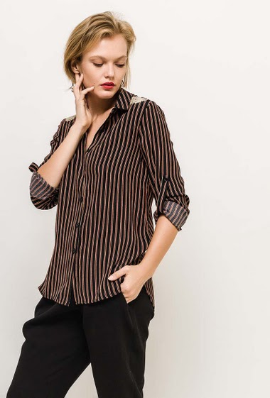 Wholesaler ARELINE (Theoline) - Striped shirt