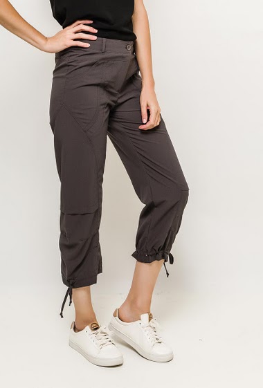 Wholesaler ARELINE (Theoline) - Capri pants, ankles with drawstrings