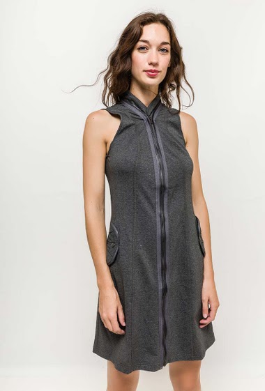 Wholesaler ARELINE (Theoline) - Zipped dress