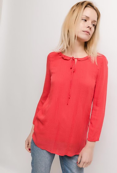 Wholesaler ARELINE (Theoline) - Blouse with ruffles