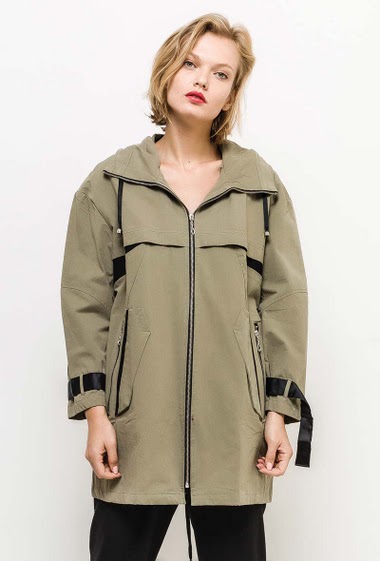 Grossiste ARELINE (Theoline) - Trench en coton