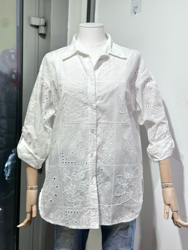 Wholesaler AROMA - embroidered shirt
