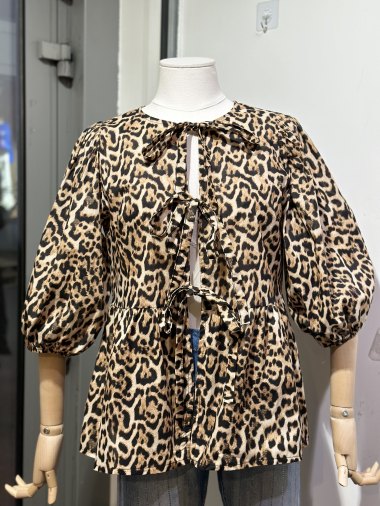 Mayorista AROMA - túnica de leopardo