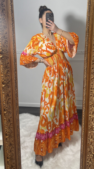 Großhändler Artflow - Bedrucktes Kleid