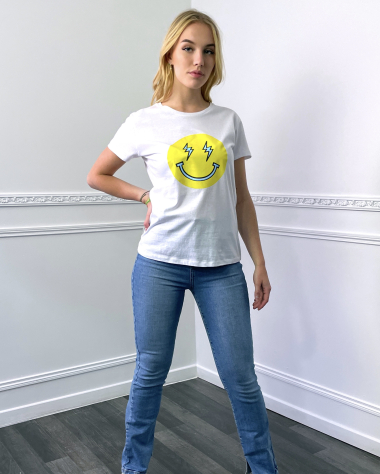 Großhändler Artflow - großes Smiley-T-Shirt