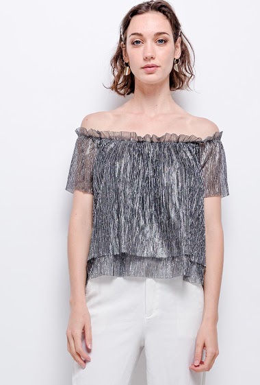 Wholesaler Arty Blush - Shiny blouse