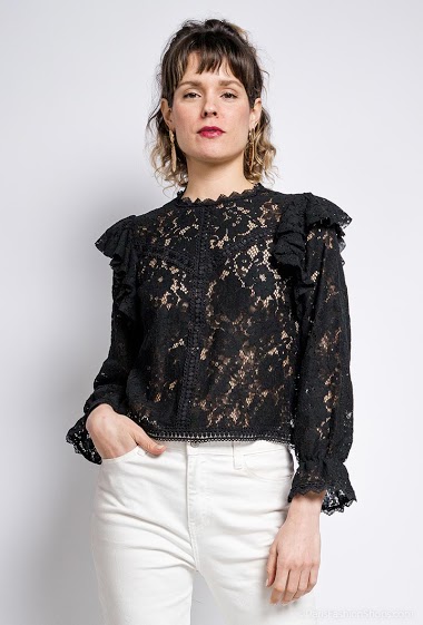 Wholesaler Arty Blush - Lace blouse