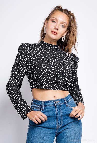 Wholesaler Arty Blush - Patterned blouse