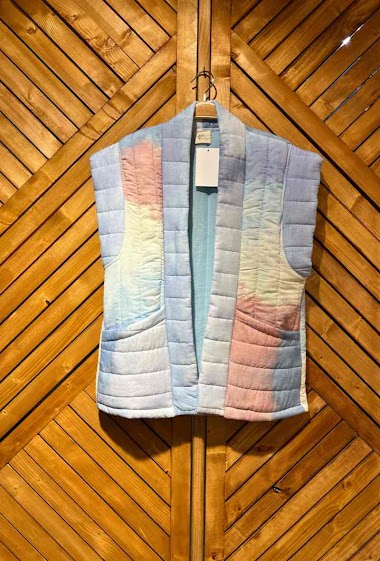 Wholesaler Arty Blush - Sleeveless kimono