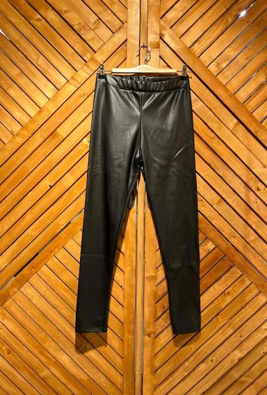 Wholesaler Arty Blush - Faux-leather leggings