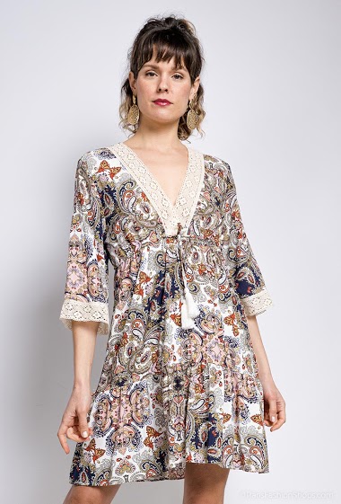 Wholesaler Arty Blush - Bohemian dress