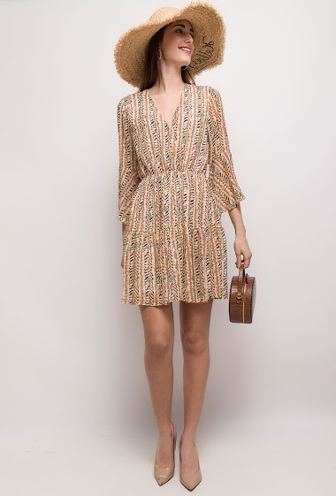 Wholesaler Arty Blush - Printed dress