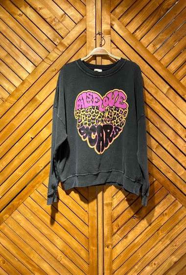 Heart graff sweatshirt