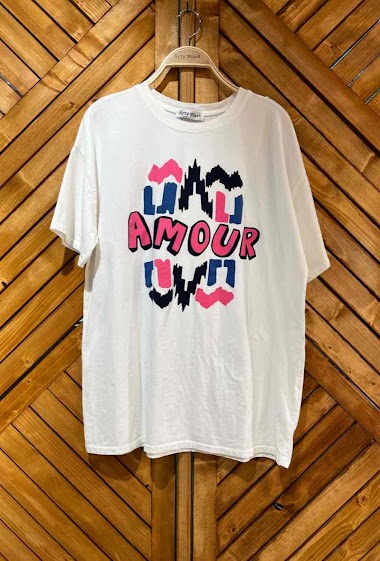 Grossiste Arty Blush - T-shirt Amour