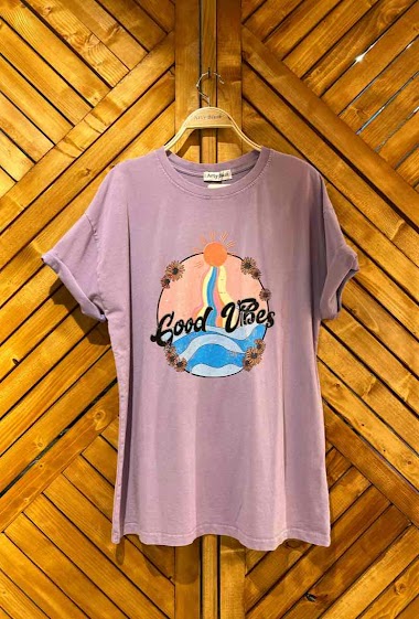 Wholesaler Arty Blush - Good Vibes t-shirt
